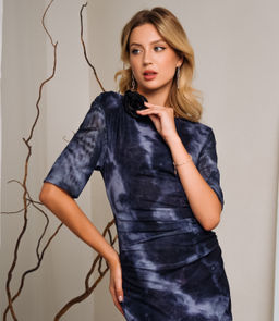 Платье #КТ2607 (2), серый