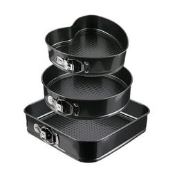 Формы для выпечки разъемные АП 3шт. (квадрат 28х28х6см, круг d26х6см, сердце 19х24см)