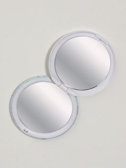 Зеркало складное «Надписи», d=7.5 см, рисунок МИКС