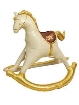 Воздушный шар фольгированный 43" «Лошадка-качалка», под воздух