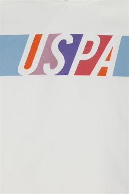 U. S. Polo Assn Детская толстовка с капюшоном цвета экрю - U.s. polo assn фото 10