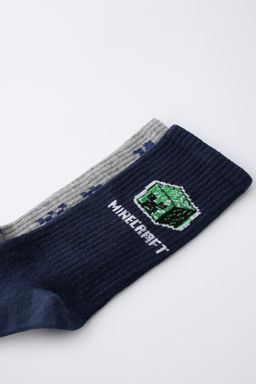 2-PACK OF MINECRAFT  MOJANG AB.  LONG SOCKS - Zara фото 2