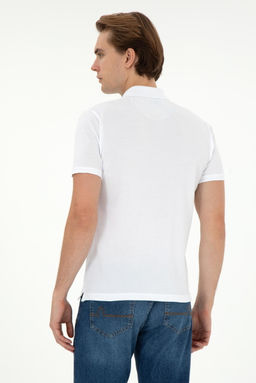 Мужская белая базовая футболка Неожиданная скидка в корзине - U.s. polo assn фото 5