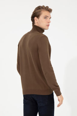 U. S. Polo Assn / Мужской базовый свитер кокосового цвета - U.s. polo assn фото 17