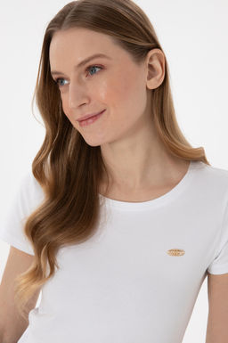Kad_n Beyaz Basic Ti__rt Sepette S_rpriz _ndirim - U.s. polo assn фото 2