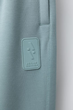 PANTAL?N JOGGER SPORTY ETIQUETA ENGOMADA / Azul / Gris - Zara фото 7