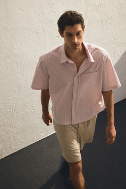 Camisa de popelina estilo boxy Regular Fit - H&m фото 7