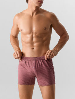 Цена за 2 штуки! Трусы мужские бордовые с принтом - Mark formelle фото 2