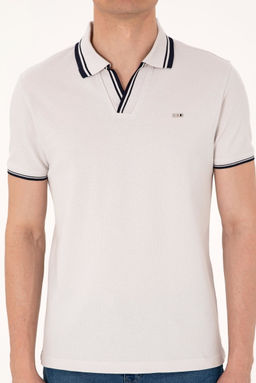 Erkek Slim Fit Ka__k Yaka A__k Gri Ti__rt Sepette S_rpriz _ndirim