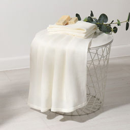 Полотенце вафельное Love Life Sweet Momemt 70х130 см, молочный, 100% хл, 300 гр/м2