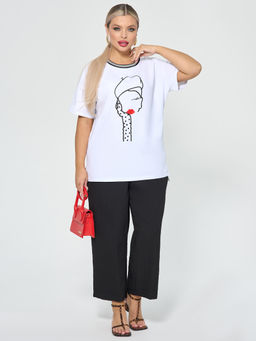 Футболка 0087-18 капучино - Dora фото 18