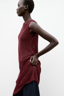 TEXTURED KNIT DRESS - Zara фото 4