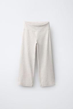 CONJUNTO RIB TOP Y PANTALON STRAIGHT / Gris vigor? - Zara фото 7