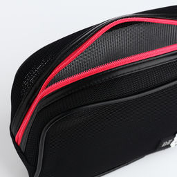 Косметичка на молнии сетчатая, с ручкой, Best, чёрная - Simaland фото 3