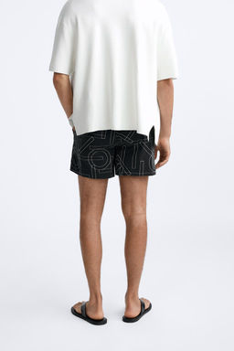 GEOMETRIK DESENLI REGULAR DENIZ SORTU - Zara фото 7