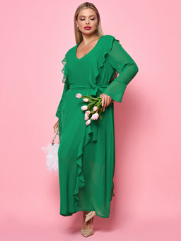 Платье 0372-1 бирюзовый - Dora фото 26