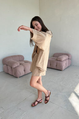 Костюм муслин SET019/22/Оливка - M&G all natural фото 2