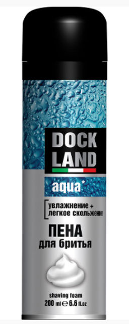 DOCKLAND пена д/бритья 200мл Аква