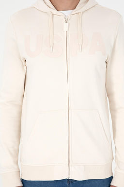 Мужской кремовый свитшот - U.s. polo assn фото 6