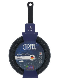 52781 GIPFEL Сковорода AMBASSADOR 18х4 см из кованого алюминия, с антипригарным покрытием Xylan plus, с бакелитовой ручкой с покрытием Soft-touch, с индукционным дном. Толщина: 2,0/2,5мм. Цвет: черный. - Werner фото 8