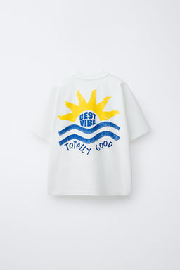 CAMSETA ESTAMPADO SURFER / Blanco - Zara фото 2