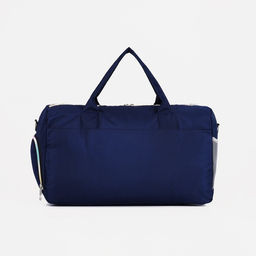 Сумка спортивная на молнии, отдел для обуви, длинный ремень, цвет синий - Simaland фото 3