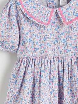 ?i?ekli K?z ?ocuk Elbise