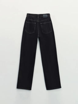 Джинсы straight с высокой посадкой регулярной длины / Zarina