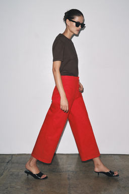 BASIC COTTON T-SHIRT - Zara фото 37