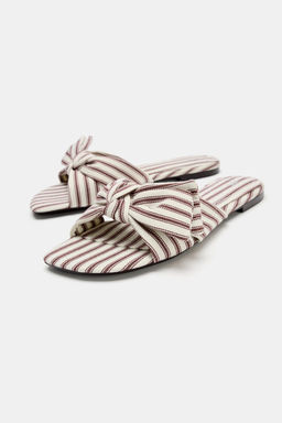 SANDALIA PLANA RAYAS / Multicolor - Zara фото 3