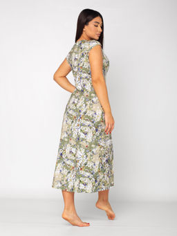 Сарафан женский кулирка СЛАВЯНКА ЗЕЛЕНЬ - Domtrik фото 6