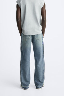 FLARED JEANS WITH ZIPS - Zara фото 3