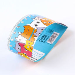 Цена за 10 шт. Линейка-закладка, картон, 25 см Кошки - Artfox фото 3