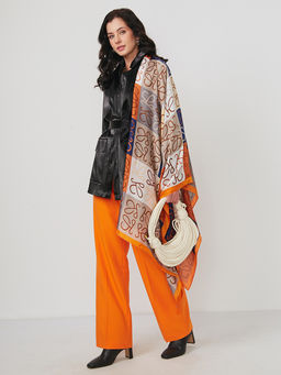 Большой, мягкий, тонкий и очень нежный двусторонний палантин - Tantino фото 3