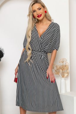 Платье Беверли (блэк энд вайт) П4105 - Lt collection фото 2