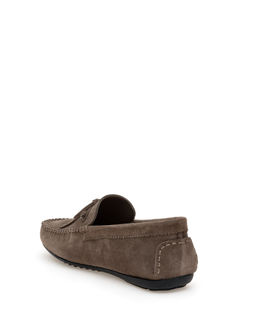 Vizon Kau_uk Taban %100 Deri Loafer Ayakkab_