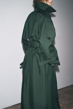 OVERSIDE WATER REPELLENT TRENCH COAT ZW COLLECTION - Zara фото 5