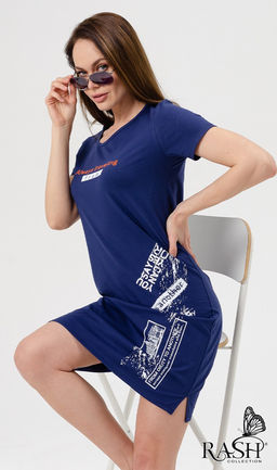 Платье "Travel" синее Цвет:как на фото