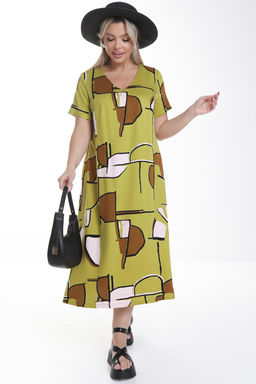 Платье П-2230/2 Цвет:оливковый - Леди агата фото 4
