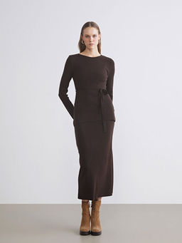 Bisiklet Yaka Kad?n Triko Kazak