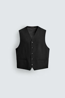 TEXTURED SUIT WAISTCOAT - Zara фото 7