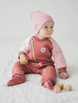 Носочки из футера Пепельная роза 0+ - Bungly фото 4