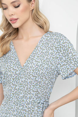 Платье Римские каникулы (голубое) П5605 - Lt collection фото 3