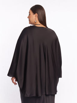 Атласная блузка TBL73537BLK01 - Артесса фото 8