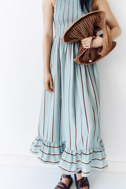 Vestido con cuerpo nido de abeja - H&m фото 6