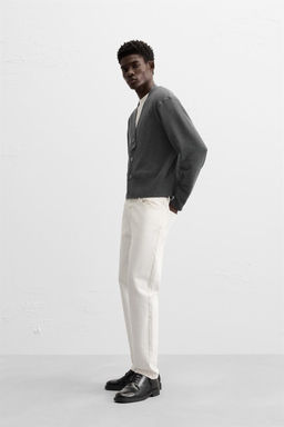 ASYMMETRIC NECKLINE CARDIGAN - Zara фото 4
