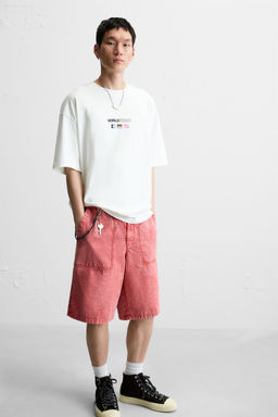 FLAG PRINT T-SHIRT - Zara фото 6