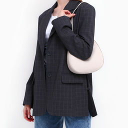 Сумка женская из искусственной кожи, 22×23×6 см, бежевая