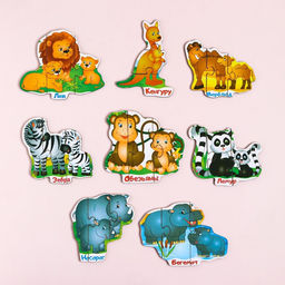 Пазлы деревянные «Семья», 24 детали, тройные