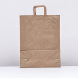 Цена за 25 шт. Пакет бумажный крафт, плоская ручка 35 х 15 х 45 см, 90 гр/м - Simaland фото 2